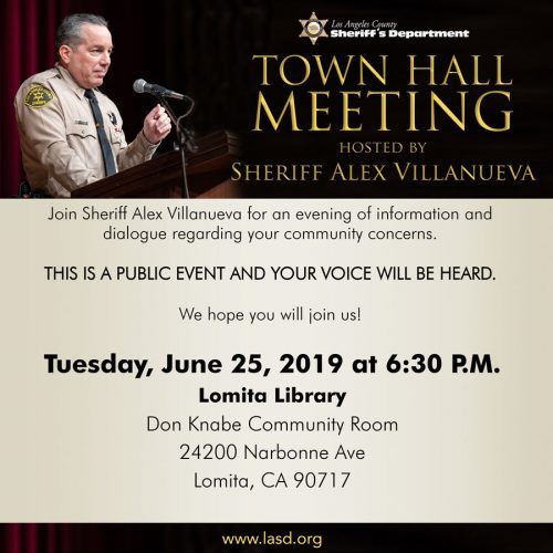 Sheriff Villanueva Town hall meeting