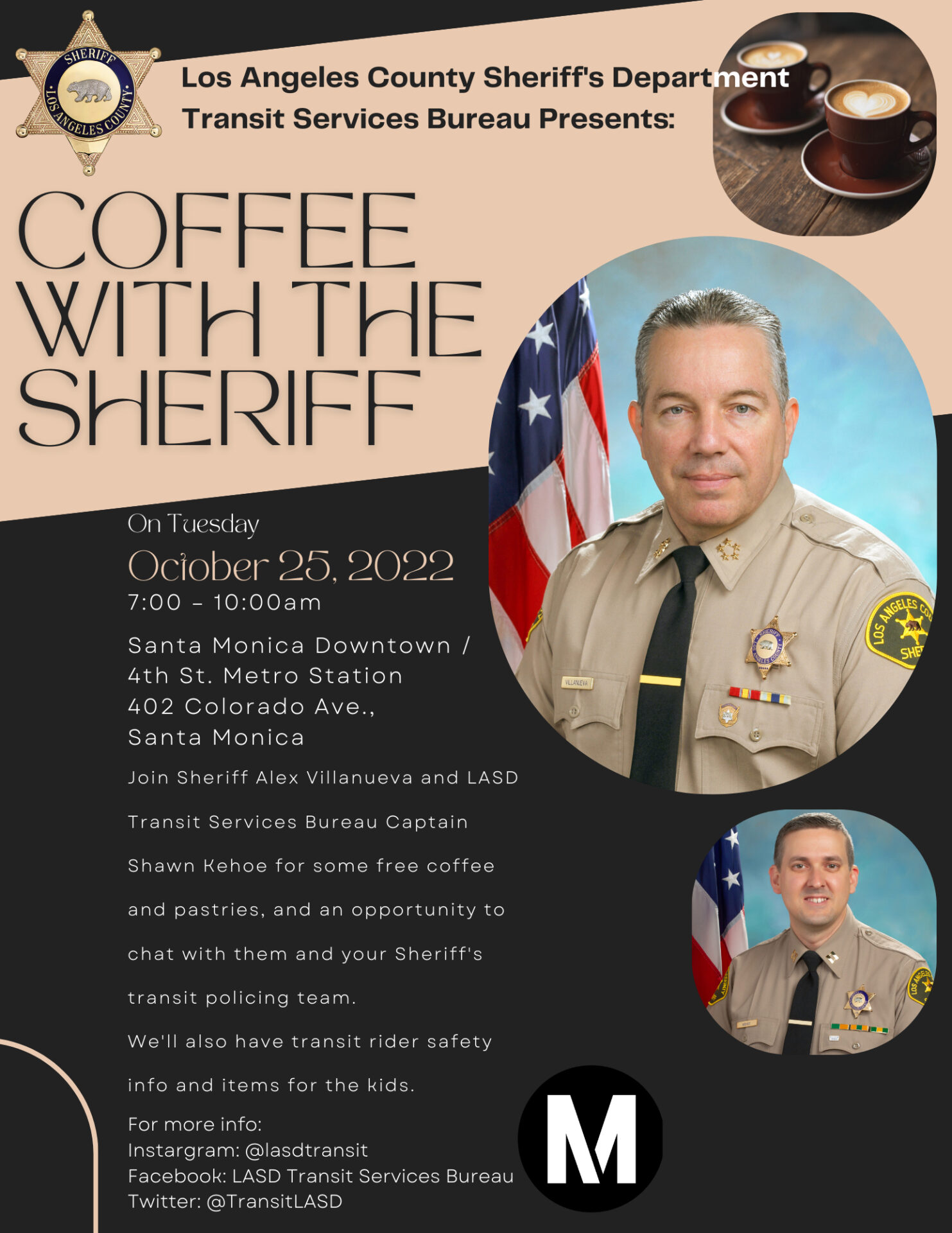 Coffee with the Sheriff