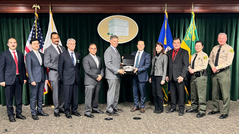 Search and rescue team is receiving recognition for work done in Turkey, Presented by Consul General.