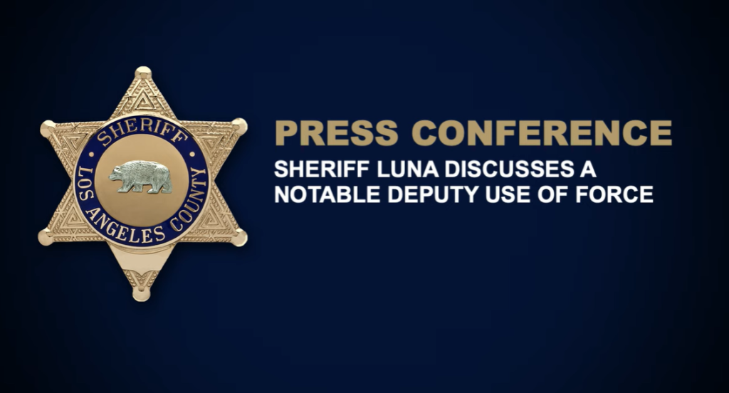 Sheriff star announcement of news conference